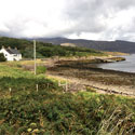 View of the bay on Isle Martin looking towards Mill House