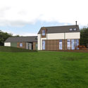 proposed house with outbuildings for the smallholding 